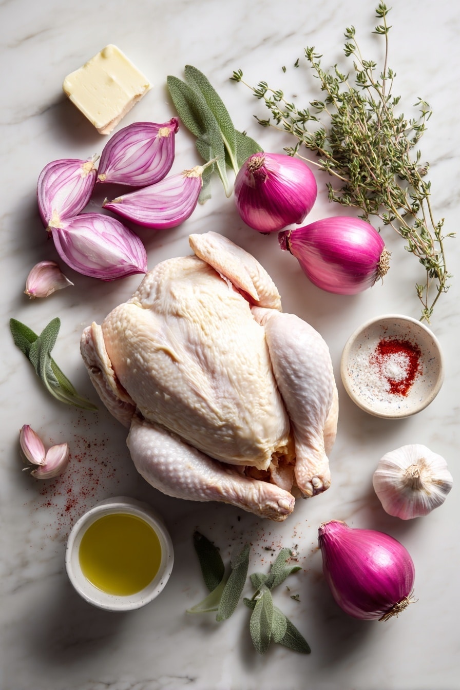 Sheet-Pan Roasted Red Onion Chicken Recipe - Ingredients
