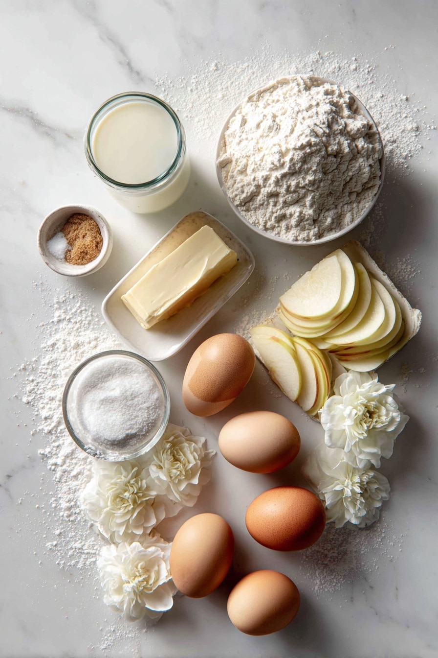 German Apple Pancake Recipe - Ingredients