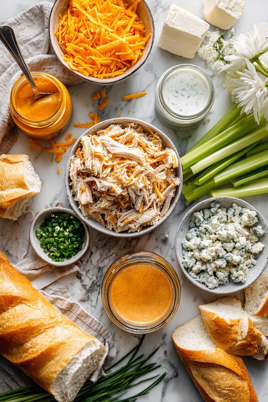 Crockpot Buffalo Chicken Dip Recipe - Ingredients