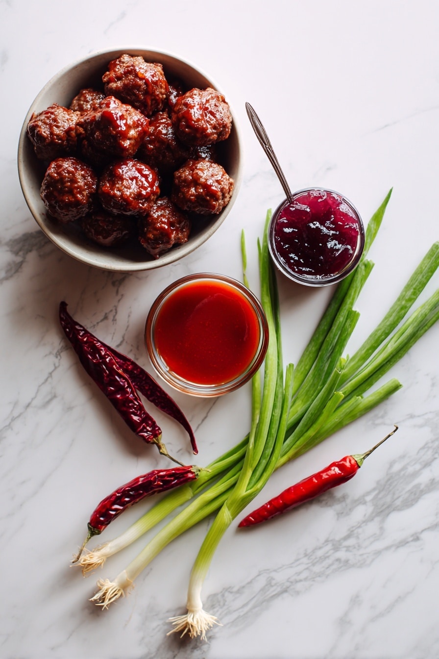 Slow-Cooker Grape Jelly Meatballs Recipe - Ingredients