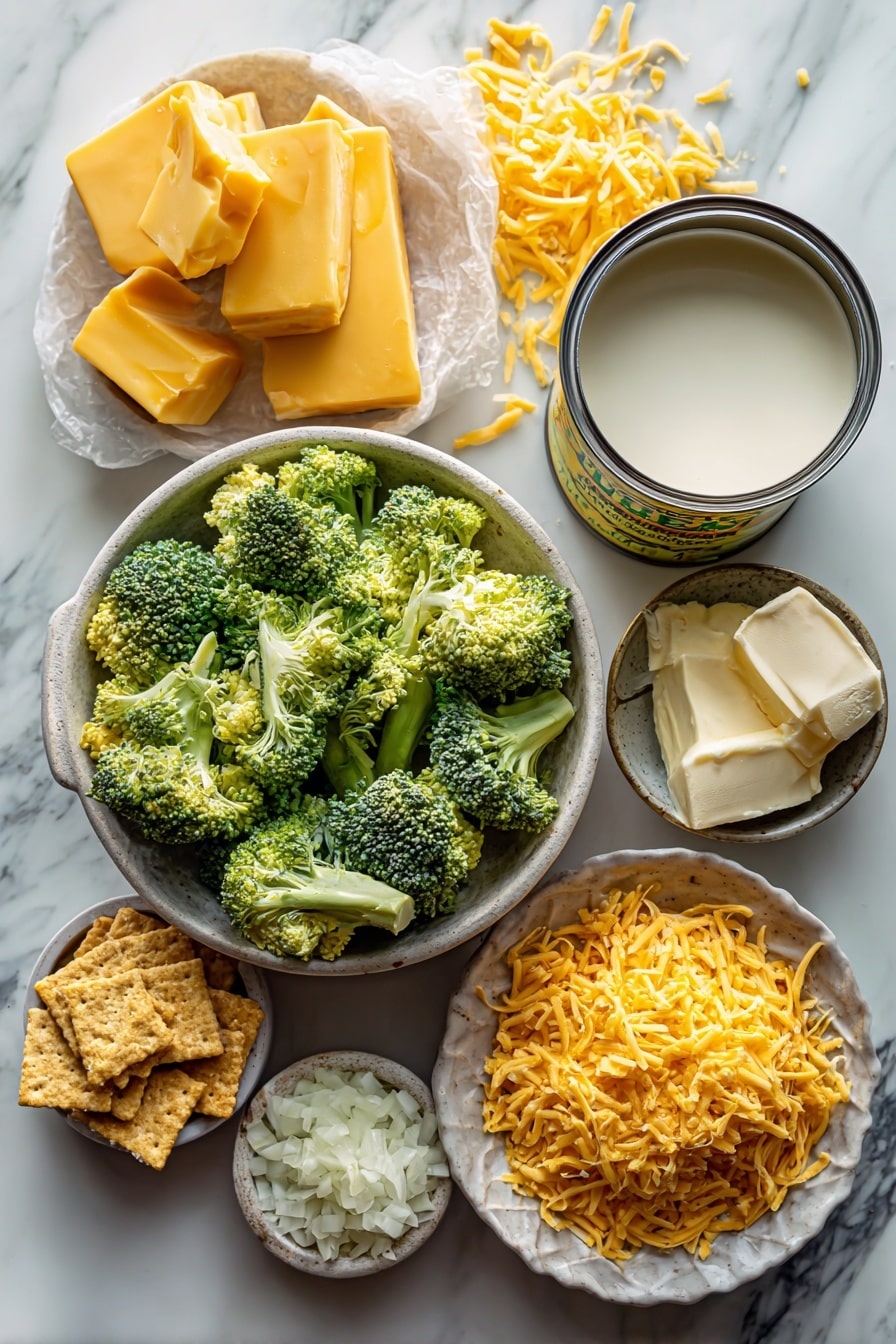 Slow-Cooker Broccoli Casserole Recipe - Ingredients