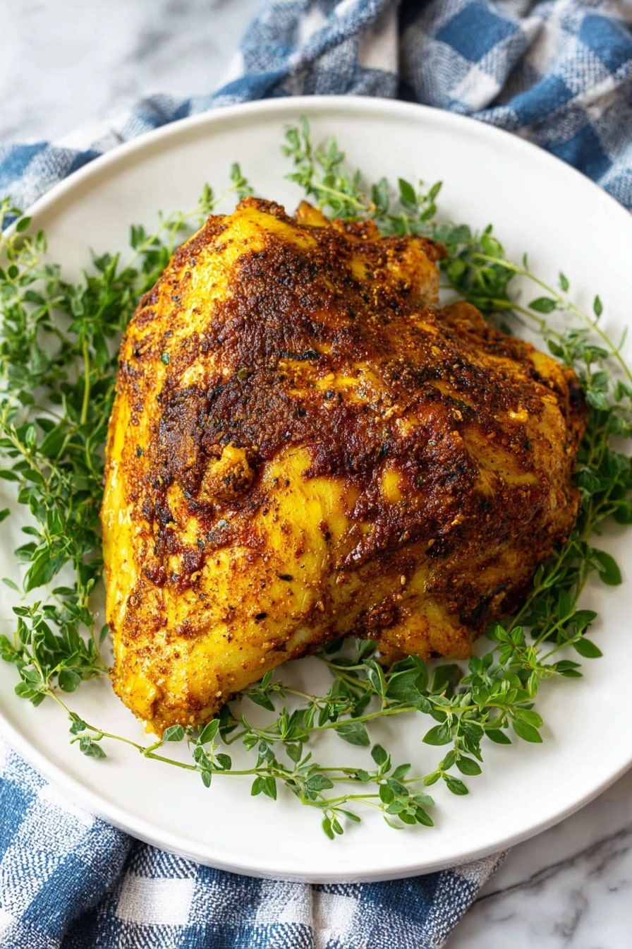 Juicy Slow Cooker Boneless Turkey Breast Recipe - Serving