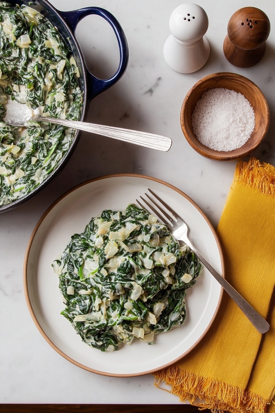 Creamed Spinach Recipe - Serving
