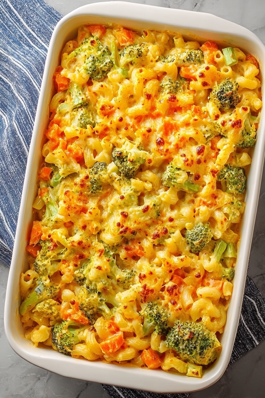 Veggie Mac and Cheese Recipe - Serving
