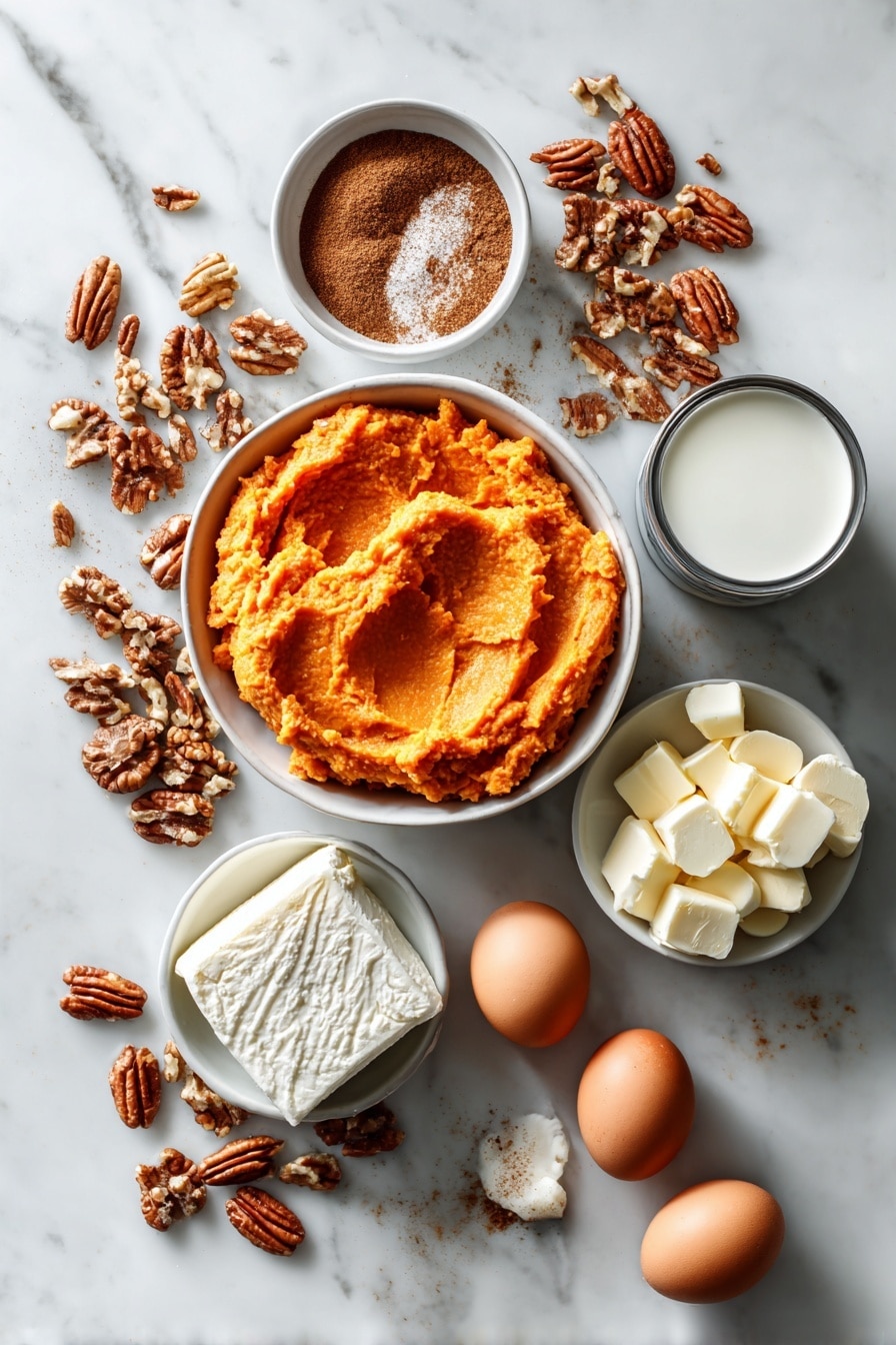Sweet Potato Cheesecake Brownies Recipe - Ingredients