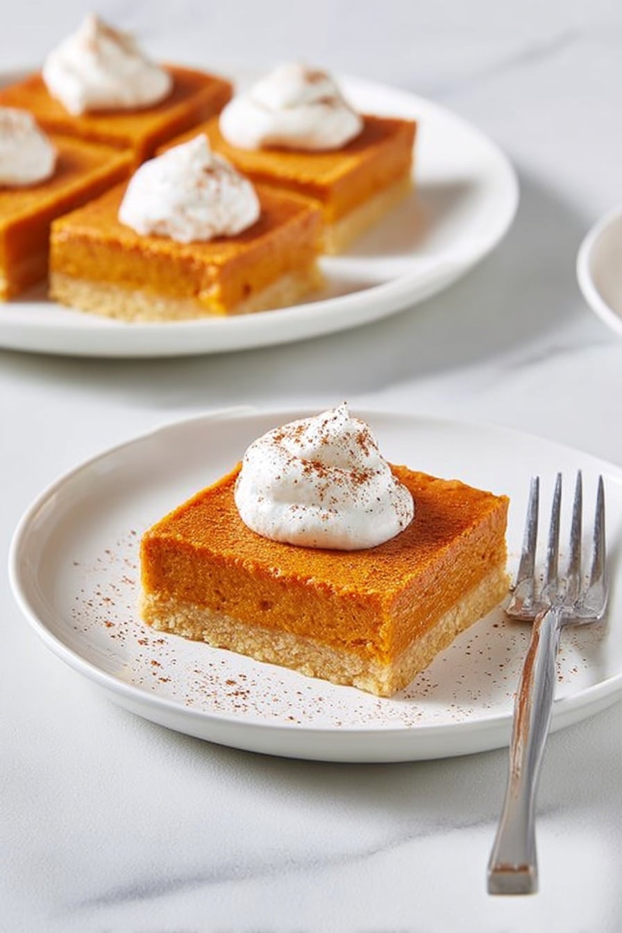 Pumpkin Shortbread Bars Recipe - Recipe Step