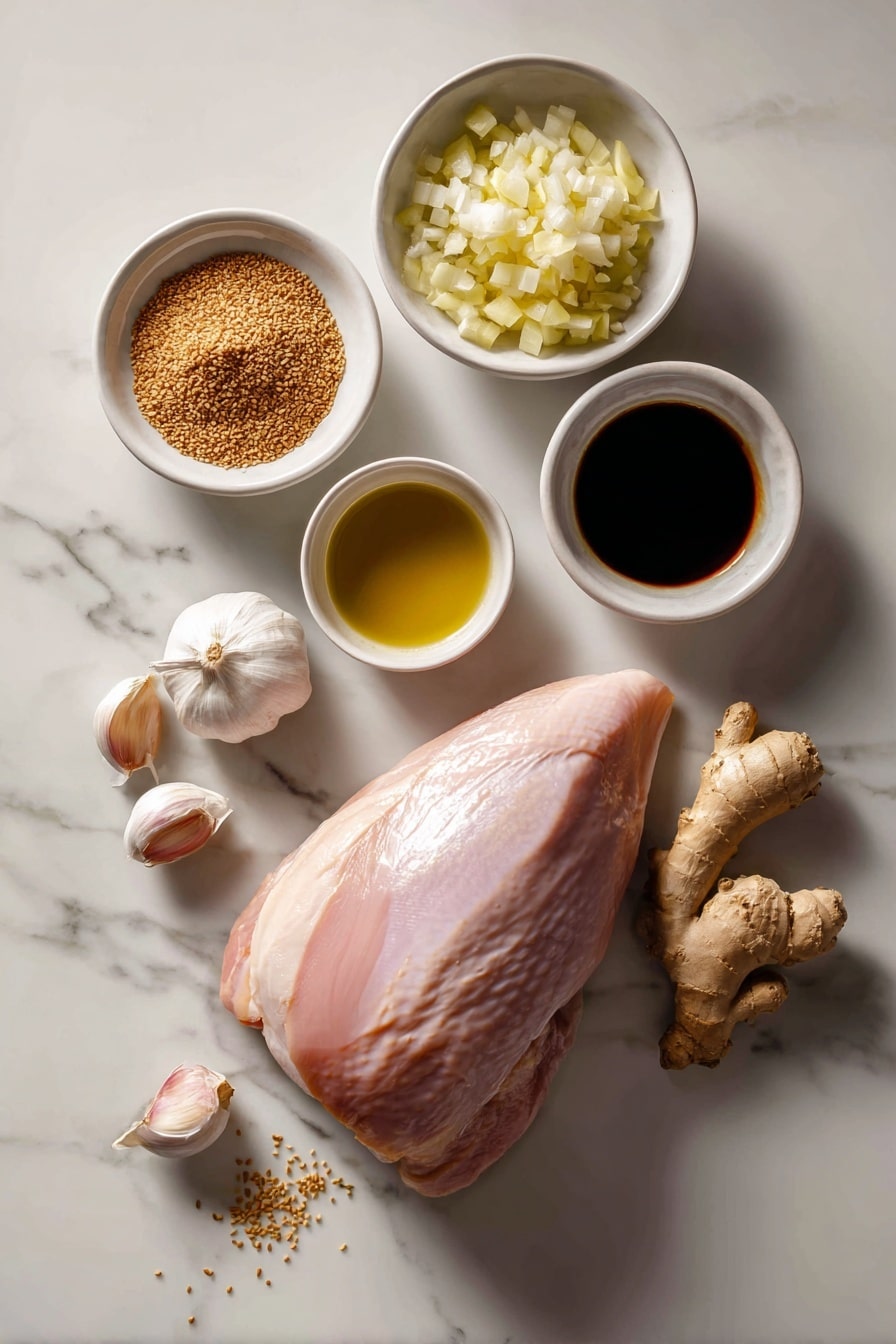 Asian Sesame Soy Turkey Roast Recipe - Ingredients