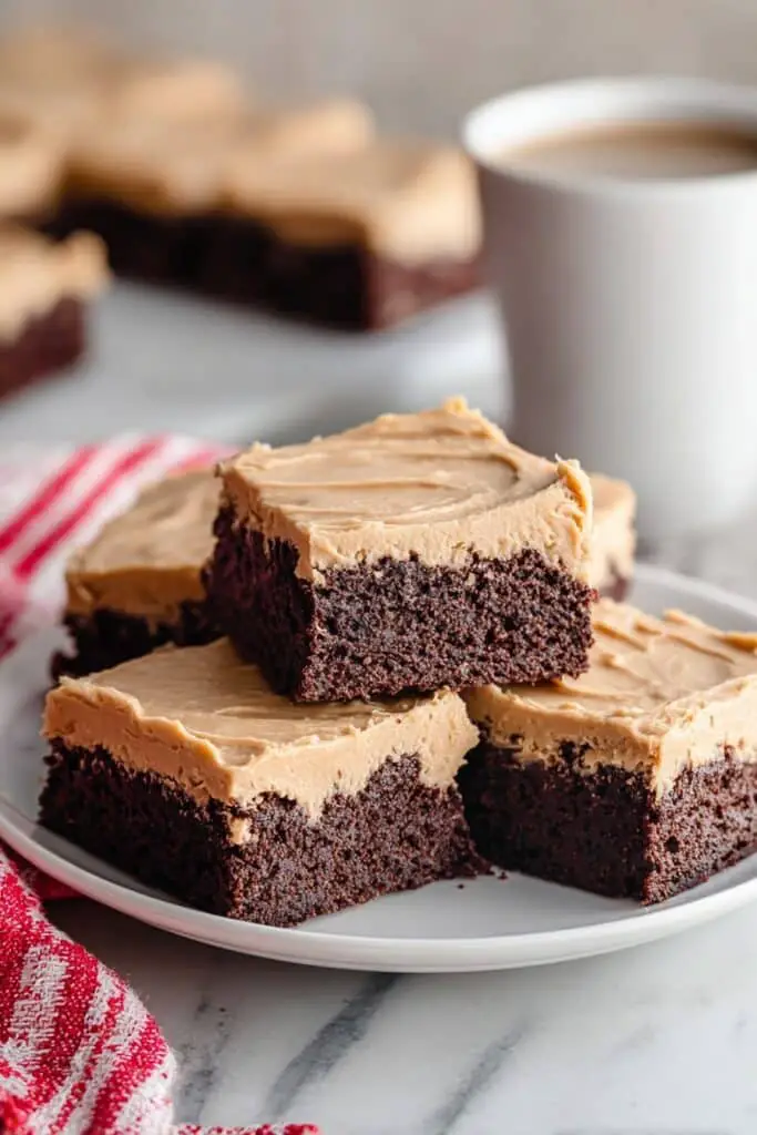 Frosted Coffee Brownies Recipe