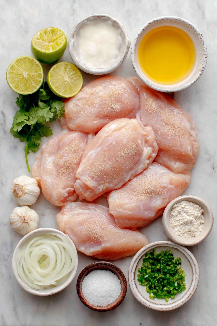 Creamy Coconut Lime Chicken Recipe - Ingredients