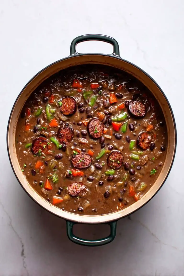 Black Bean Soup with Smoked Sausage Recipe