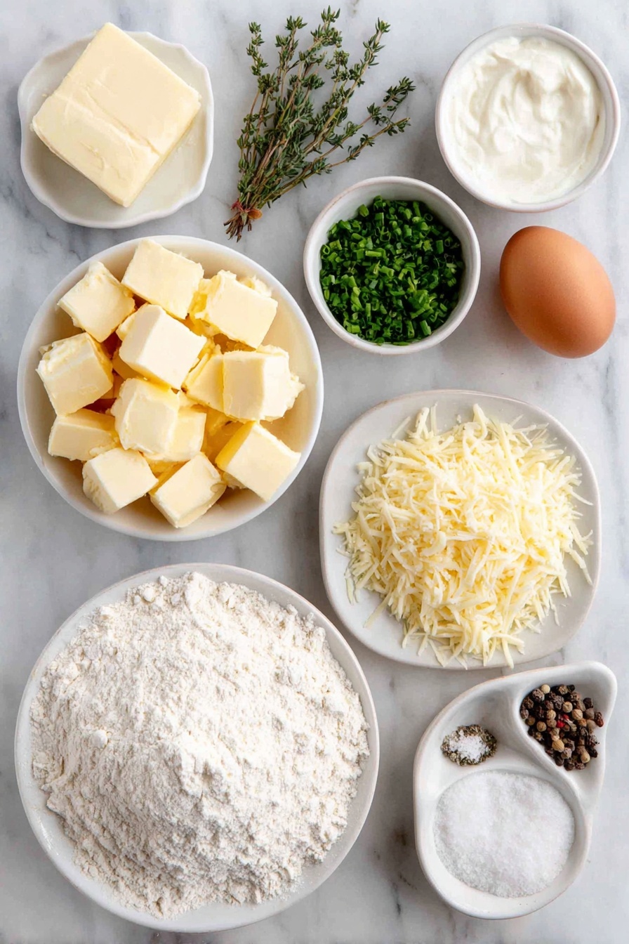 Wild Mushroom Galette with Herb Crust Recipe - Ingredients