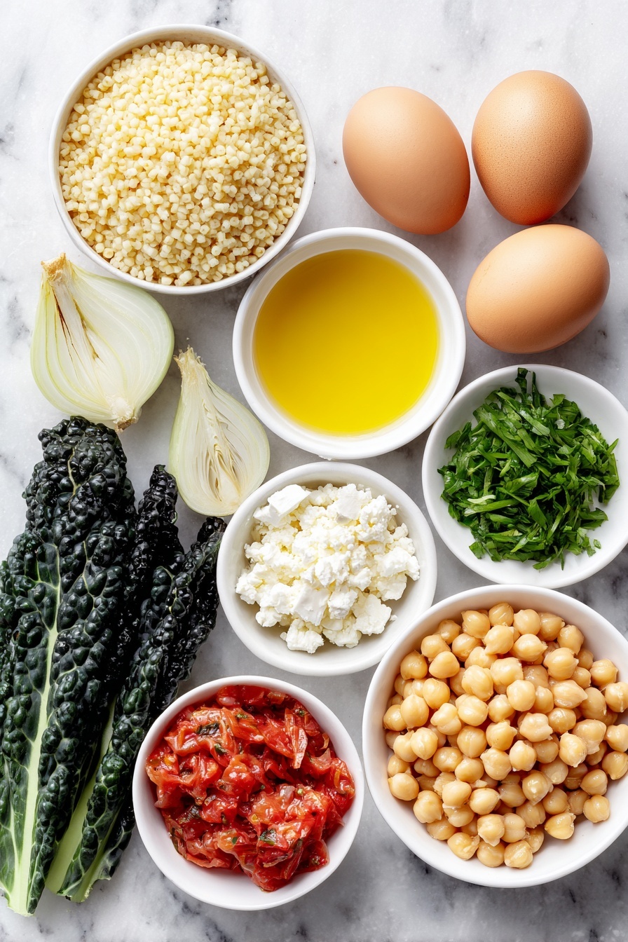 Pearl Couscous with Tomatoes and Feta Recipe - Ingredients