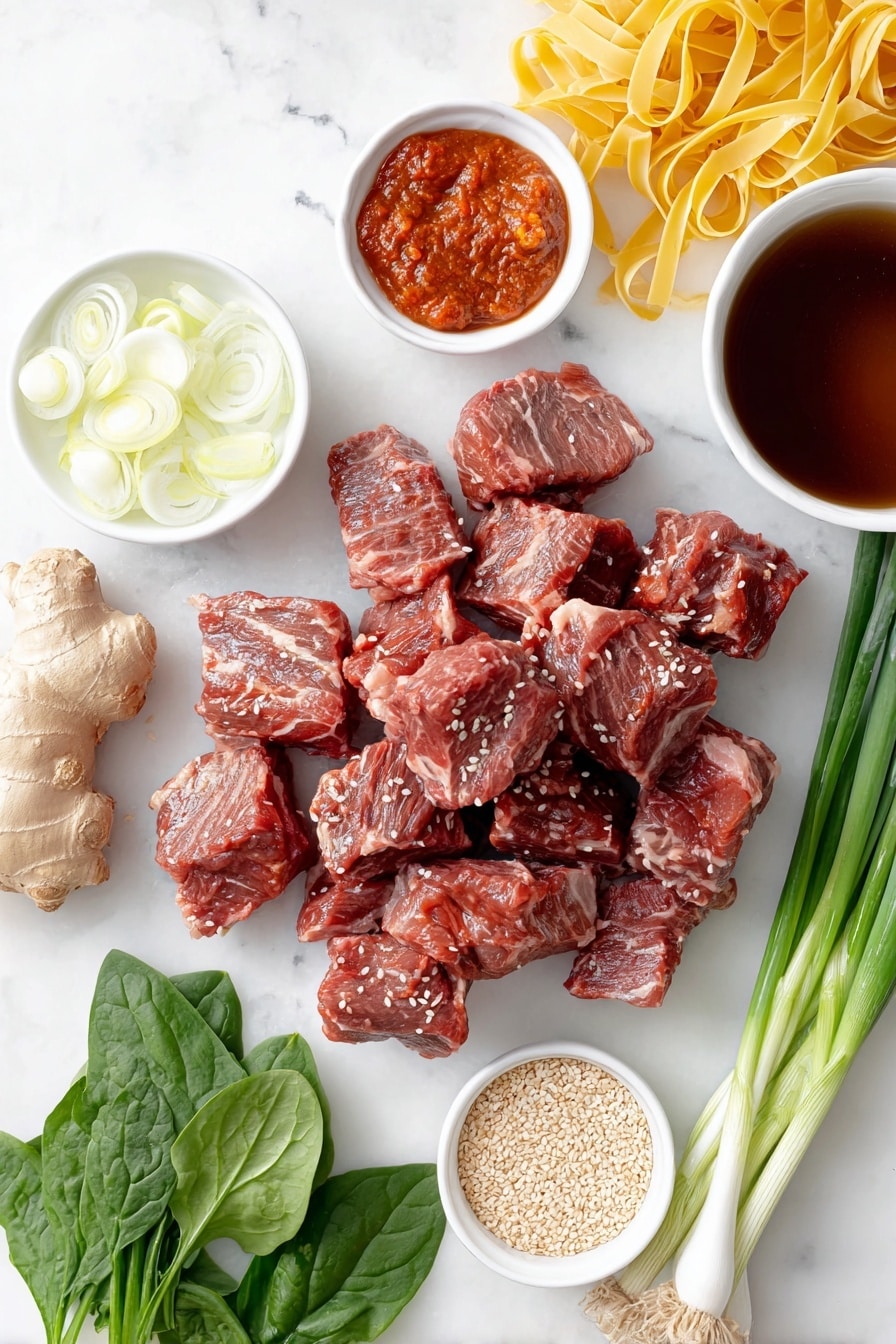 Spicy Short Rib Noodle Soup Recipe - Ingredients