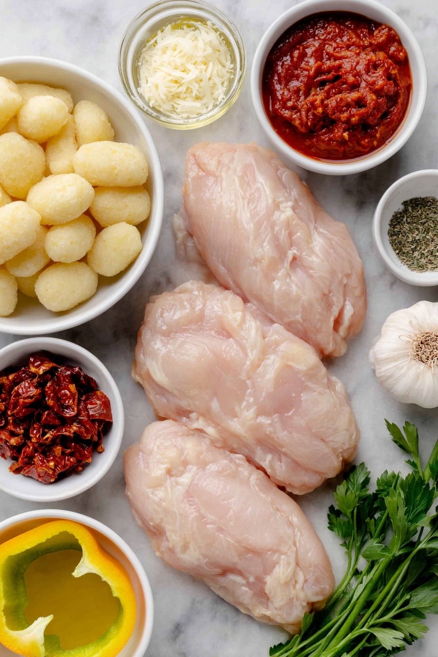 Cajun Chicken Gnocchi Skillet Recipe - Ingredients