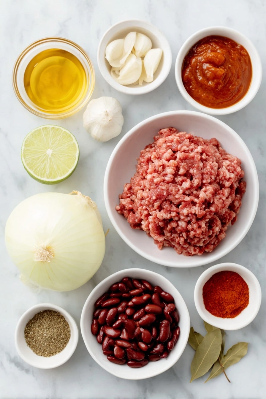 Slow Cooker Beef Chili Recipe - Ingredients
