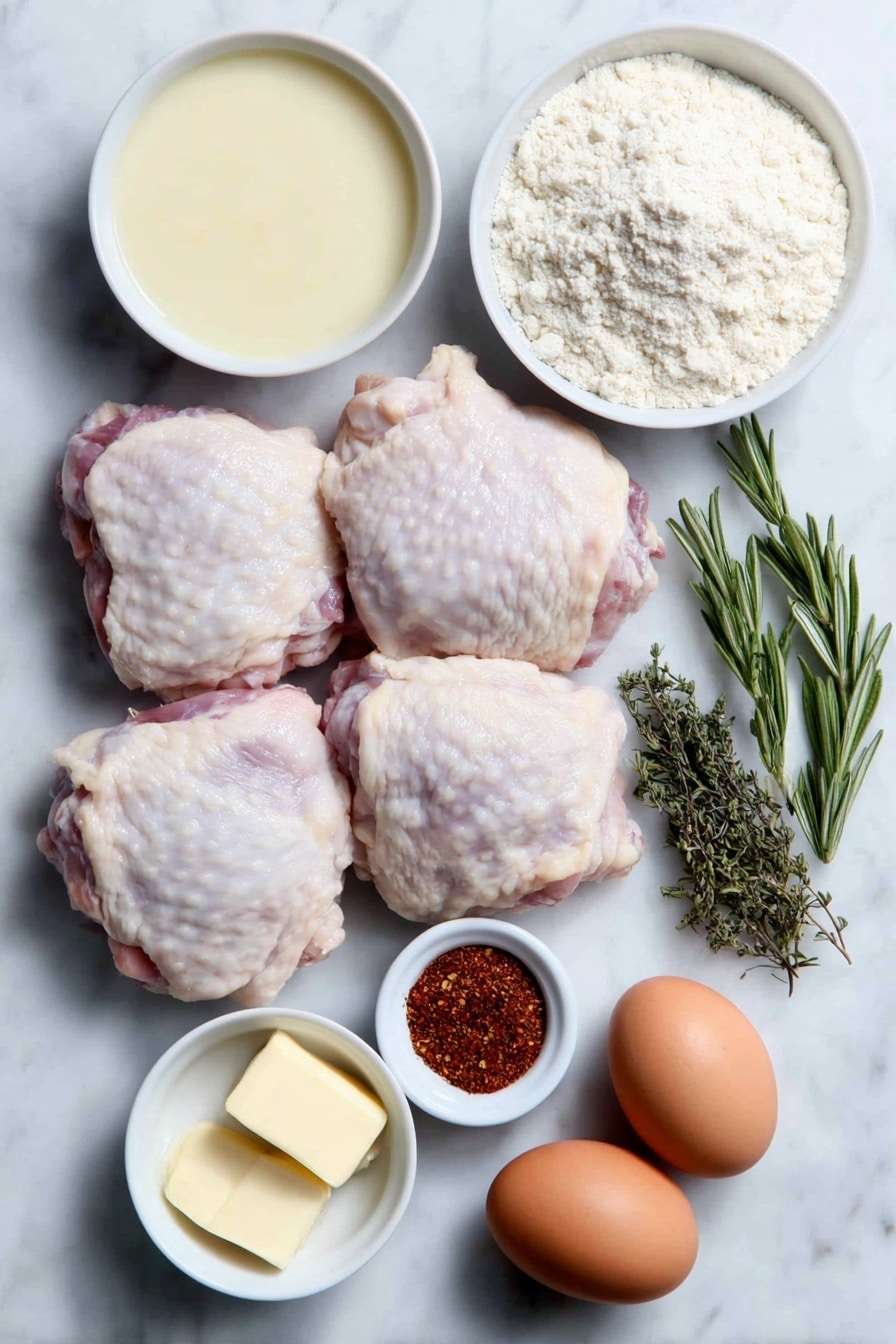 Creamy Baked Chicken Thighs Recipe - Ingredients