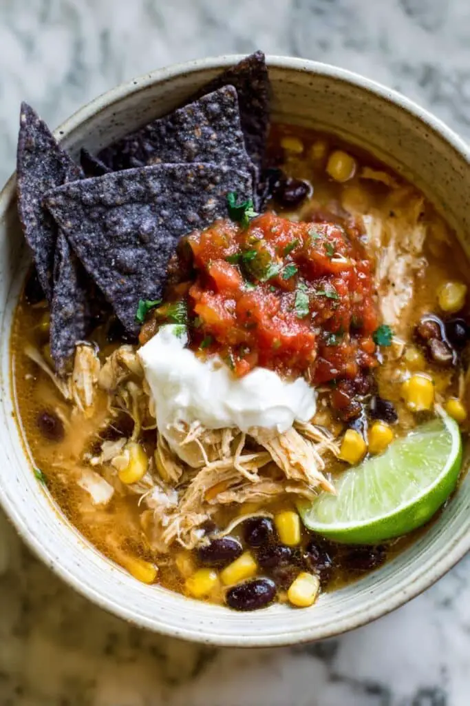 Healthy Chicken Tortilla Soup Recipe