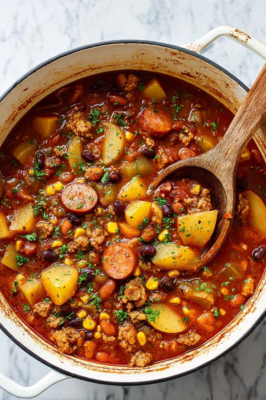 Hearty Texas Cowboy Stew Recipe - Recipe Step