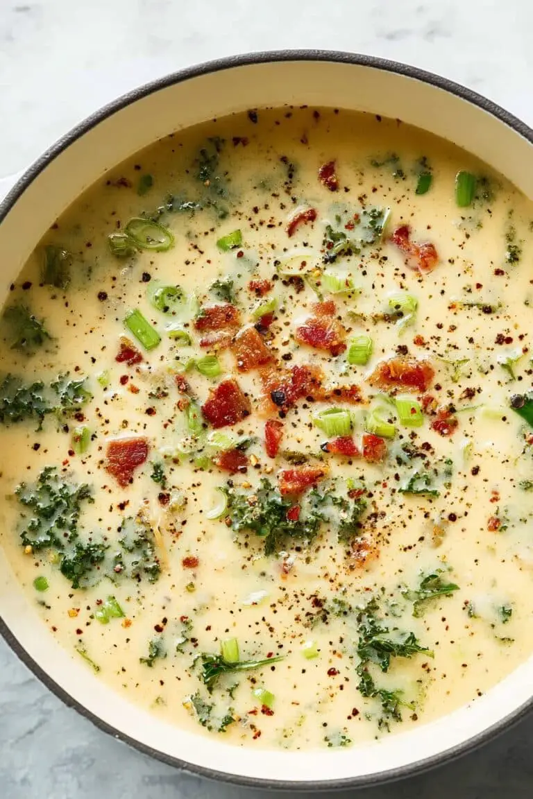 Colcannon Soup with Kale and Bacon Recipe