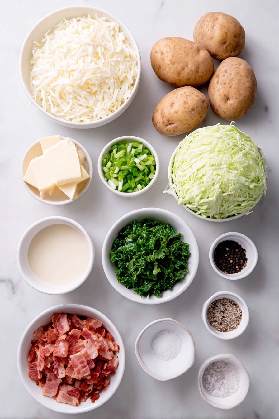 Colcannon Soup with Kale and Bacon Recipe - Ingredients