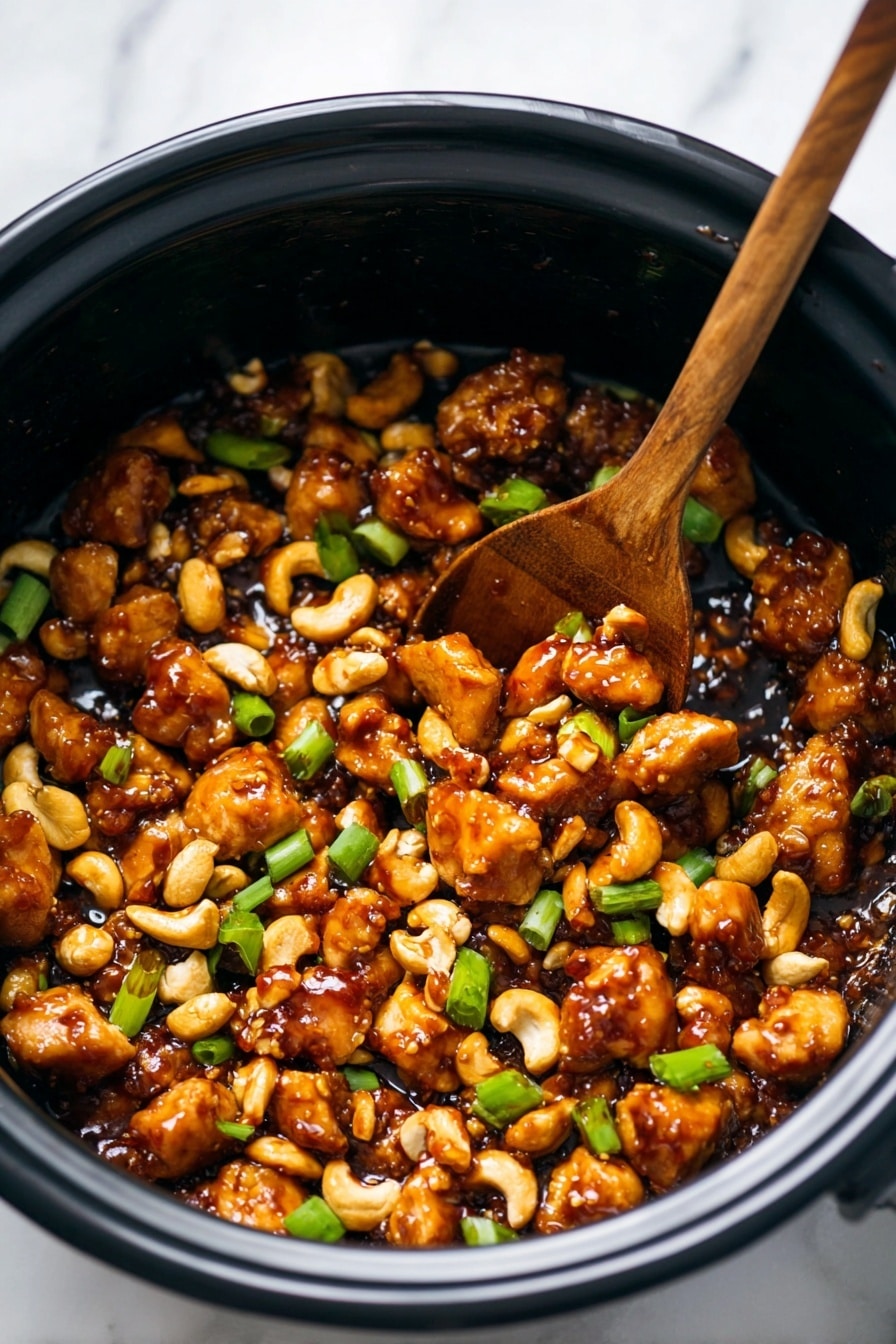 Slow Cooker Cashew Chicken Recipe - Recipe Step