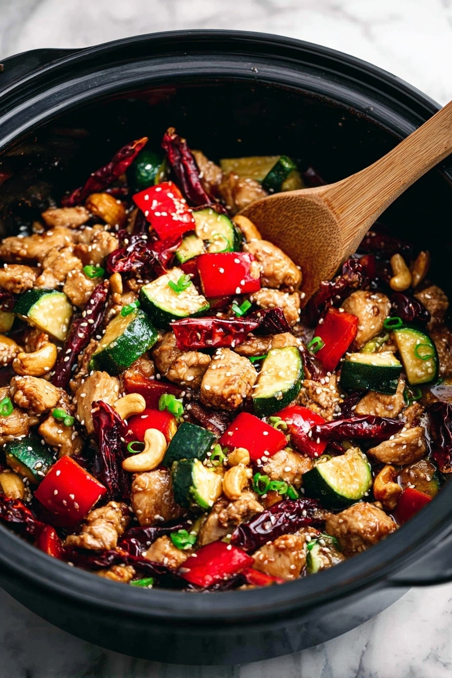 Healthy Slow Cooker Kung Pao Chicken Recipe - Recipe Step