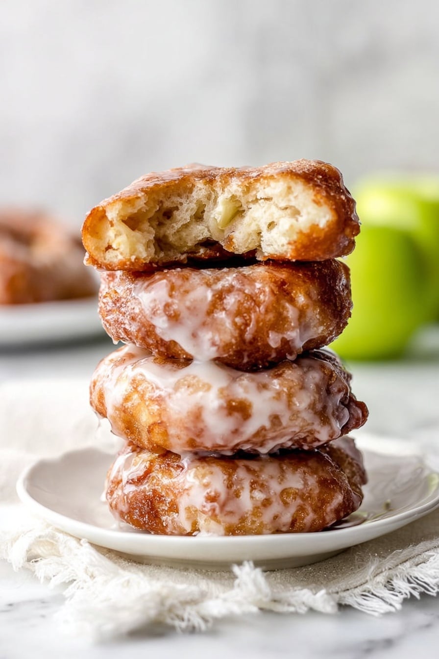 Homemade Apple Fritters Recipe - Serving