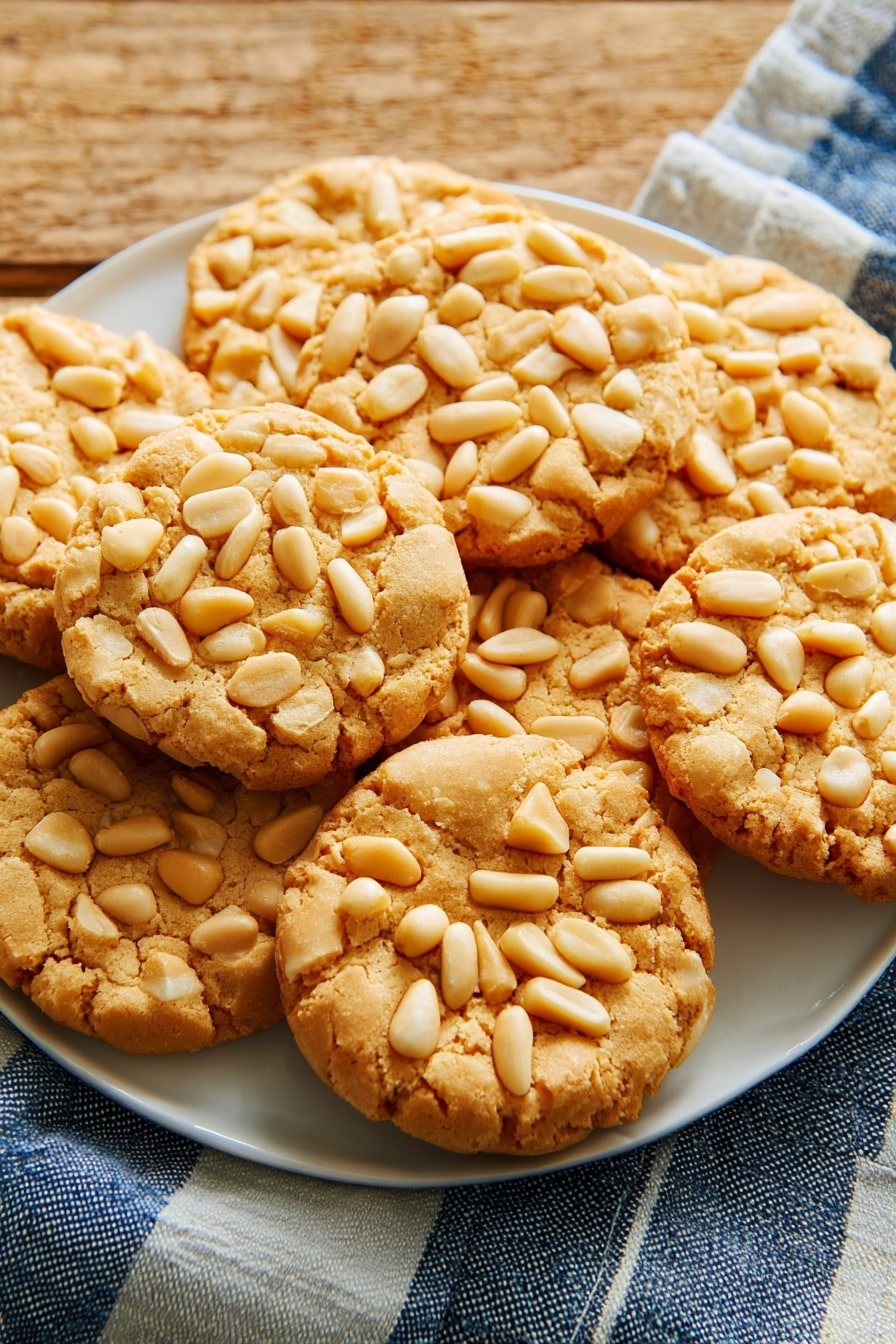 Pine Nut Almond Cookies Recipe - Serving