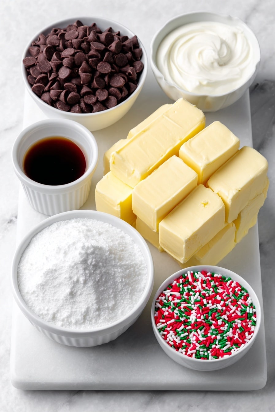 Christmas Chocolate Fudge Recipe - Ingredients