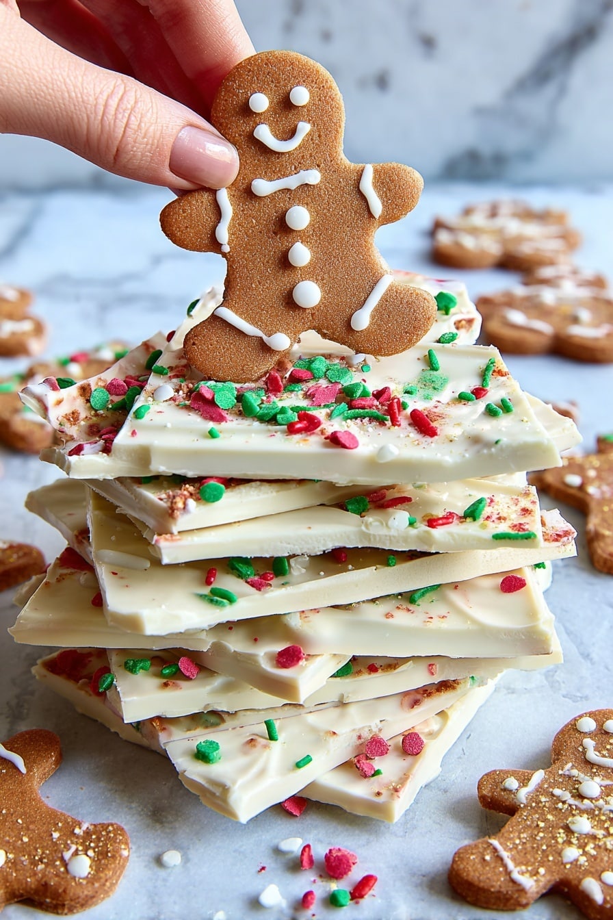 Gingerbread Cookie Bark Recipe - Recipe Step