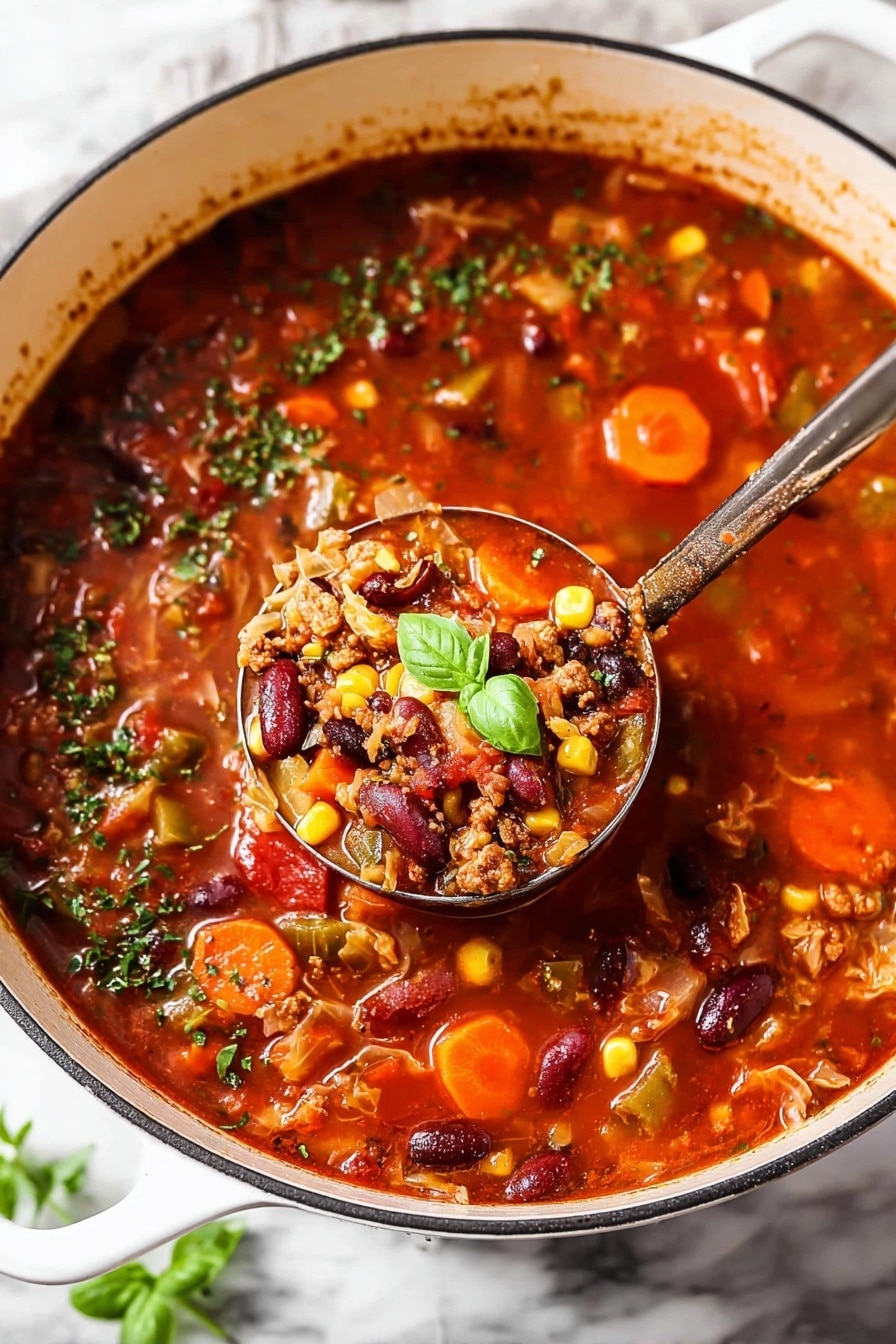 Hearty Italian Vegetable Soup Recipe - Recipe Step