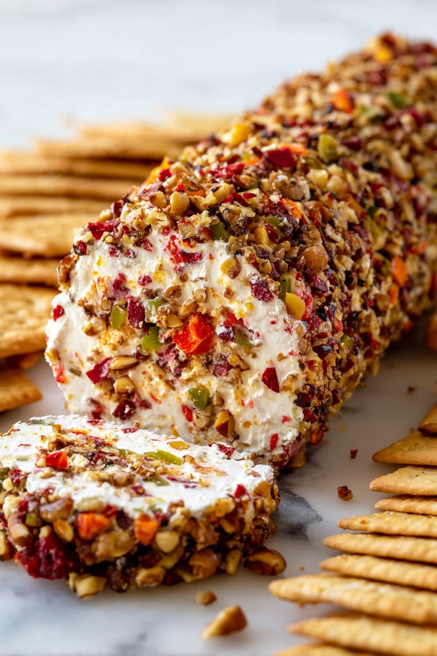 Cranberry Pistachio Cheese Log Recipe - Recipe Step