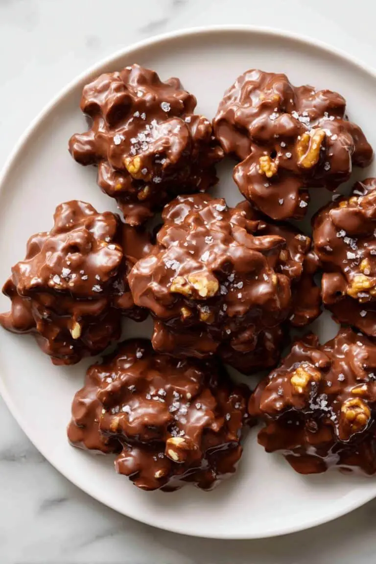 Easy Crockpot Chocolate Peanut Clusters Recipe