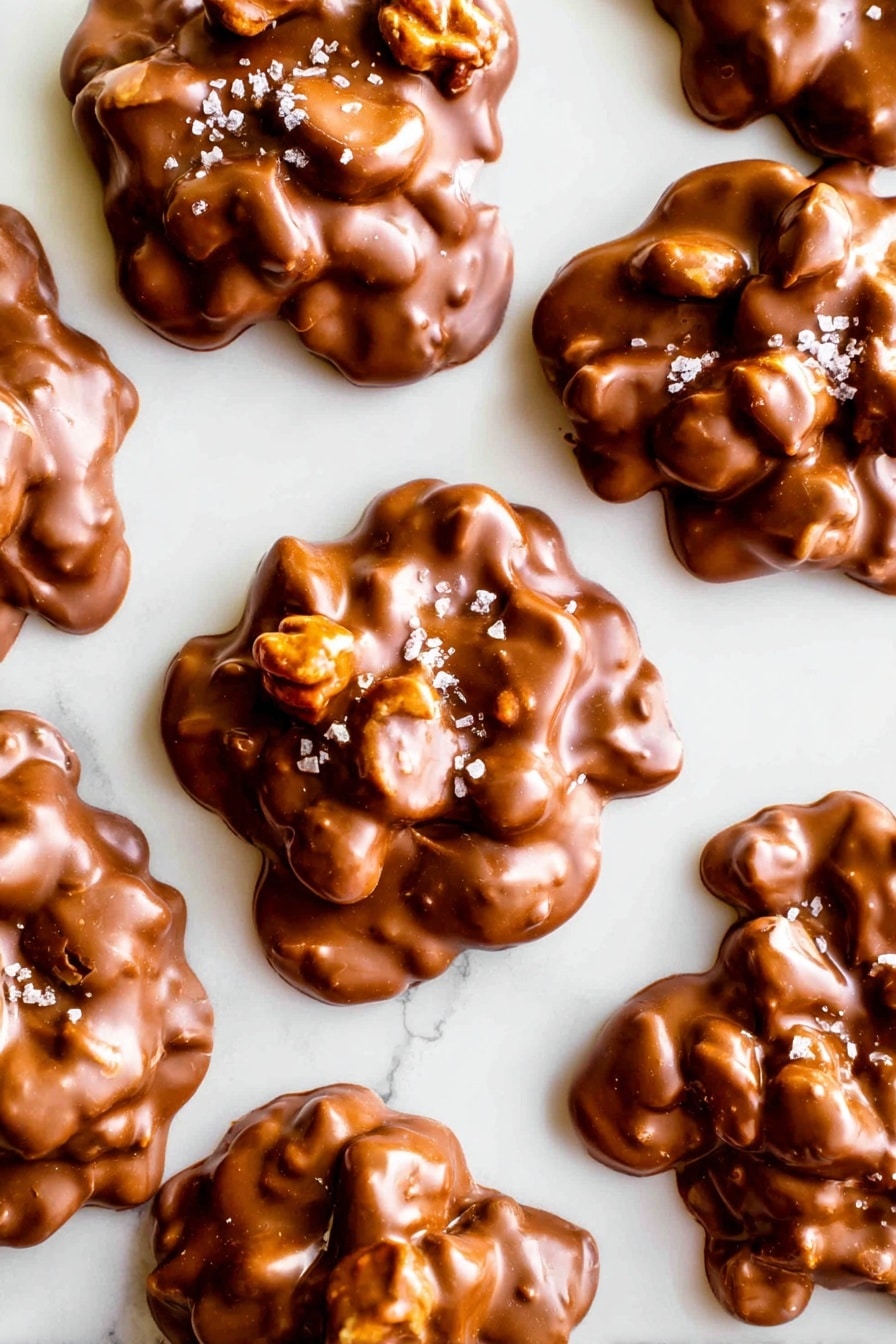Easy Crockpot Chocolate Peanut Clusters Recipe - Recipe Step