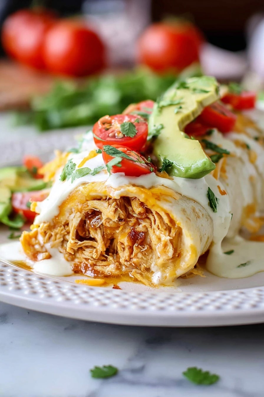 Slow Cooker Mexican Chicken Recipe - Serving