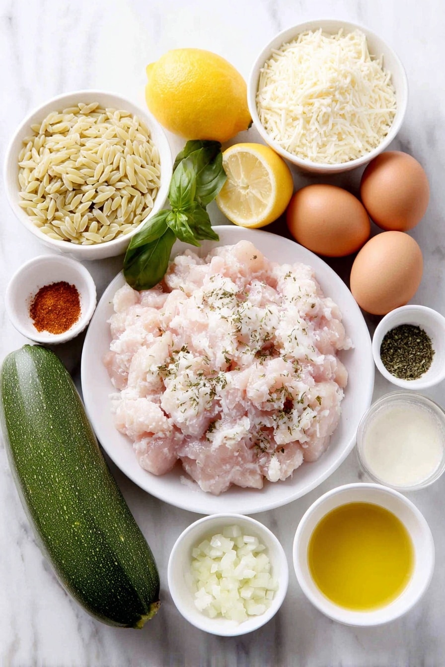 Lemon Chicken Orzo Skillet Recipe - Ingredients