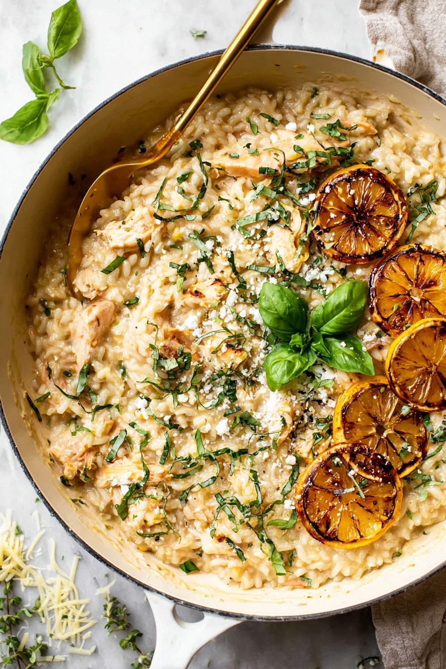 Lemon Chicken Orzo Skillet Recipe - Recipe Step