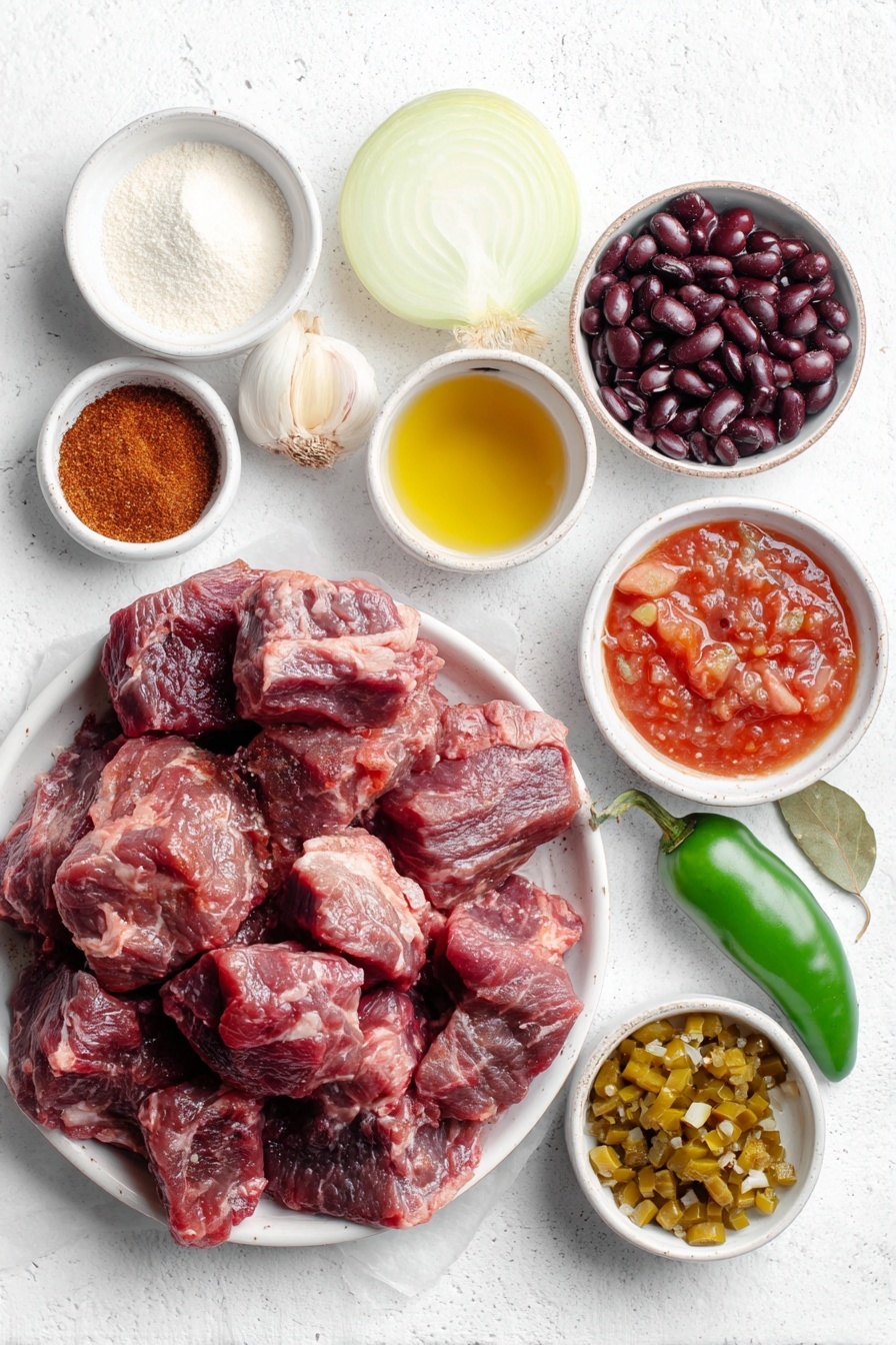 Authentic Beef Chili Con Carne Recipe - Ingredients