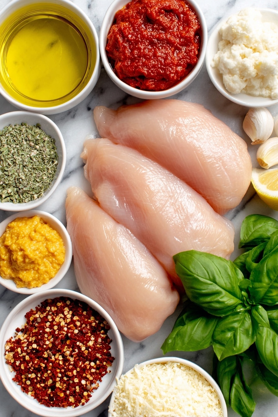 Creamy Pumpkin Parmesan Chicken Skillet Recipe - Ingredients