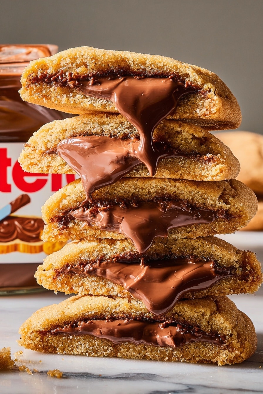 Pumpkin Nutella Cookies Recipe - Recipe Step