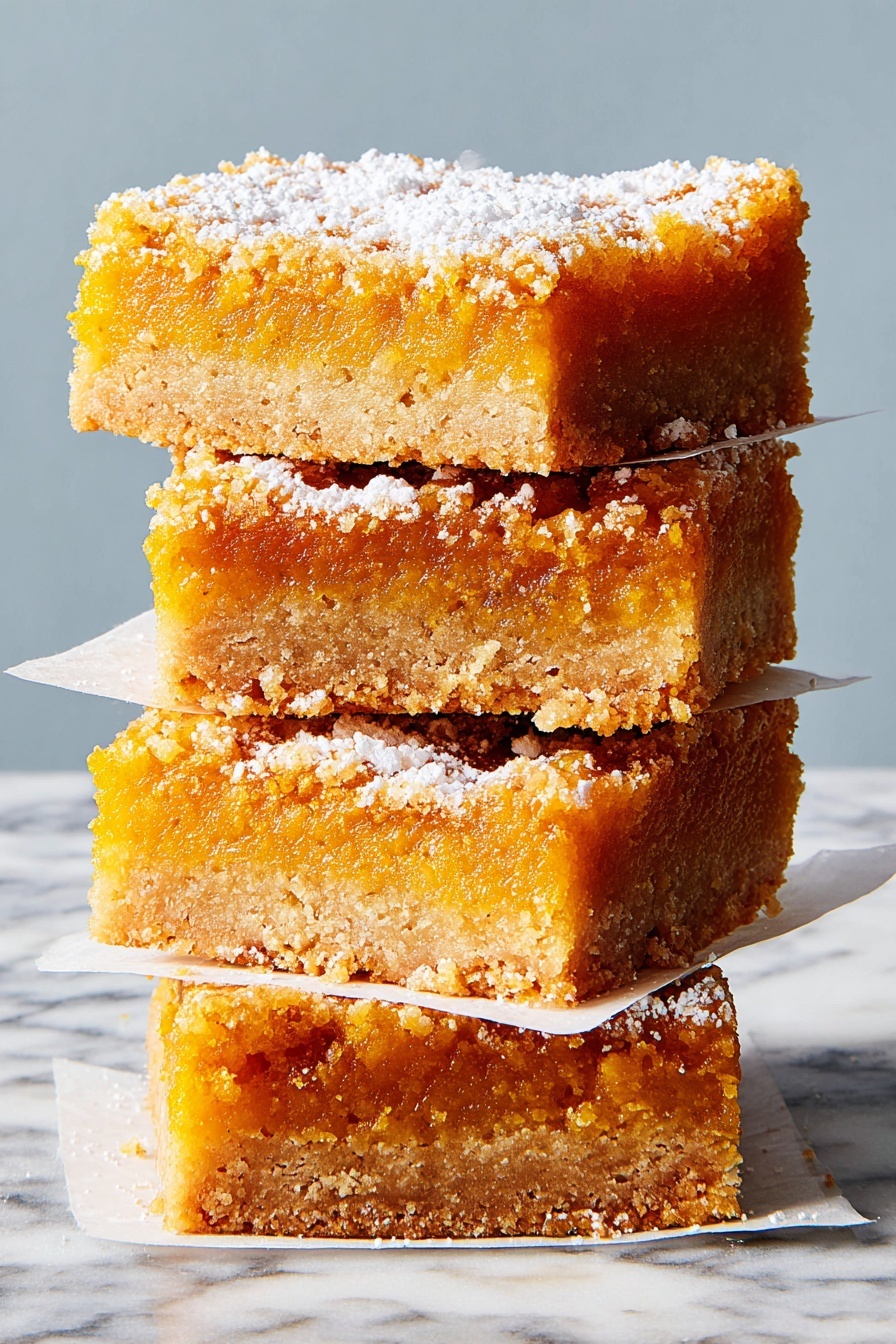 Pumpkin Spice Gooey Bars Recipe - Serving