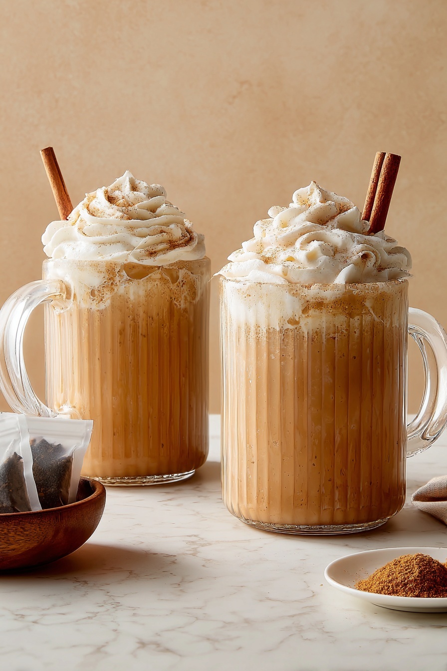 Spiced Pumpkin Chai Latte with Whiskey Recipe - Recipe Step
