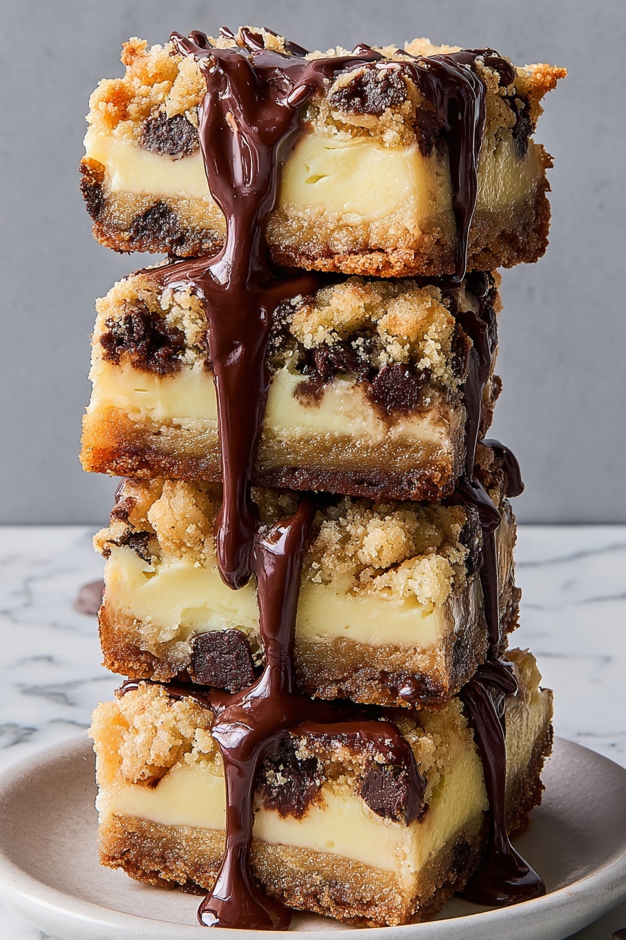 Cookie Dough Cheesecake Bars Recipe - Recipe Step