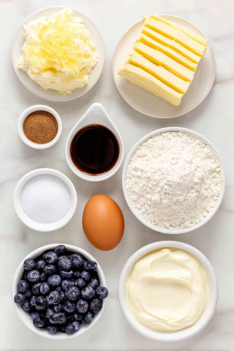 Blueberry Buttermilk Breakfast Cake Recipe - Ingredients