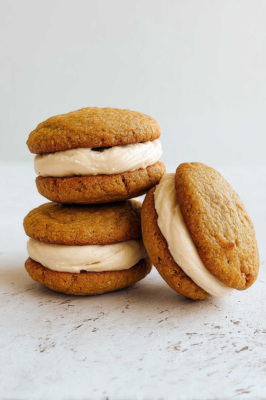Gingerbread Whoopie Pies Recipe - Serving