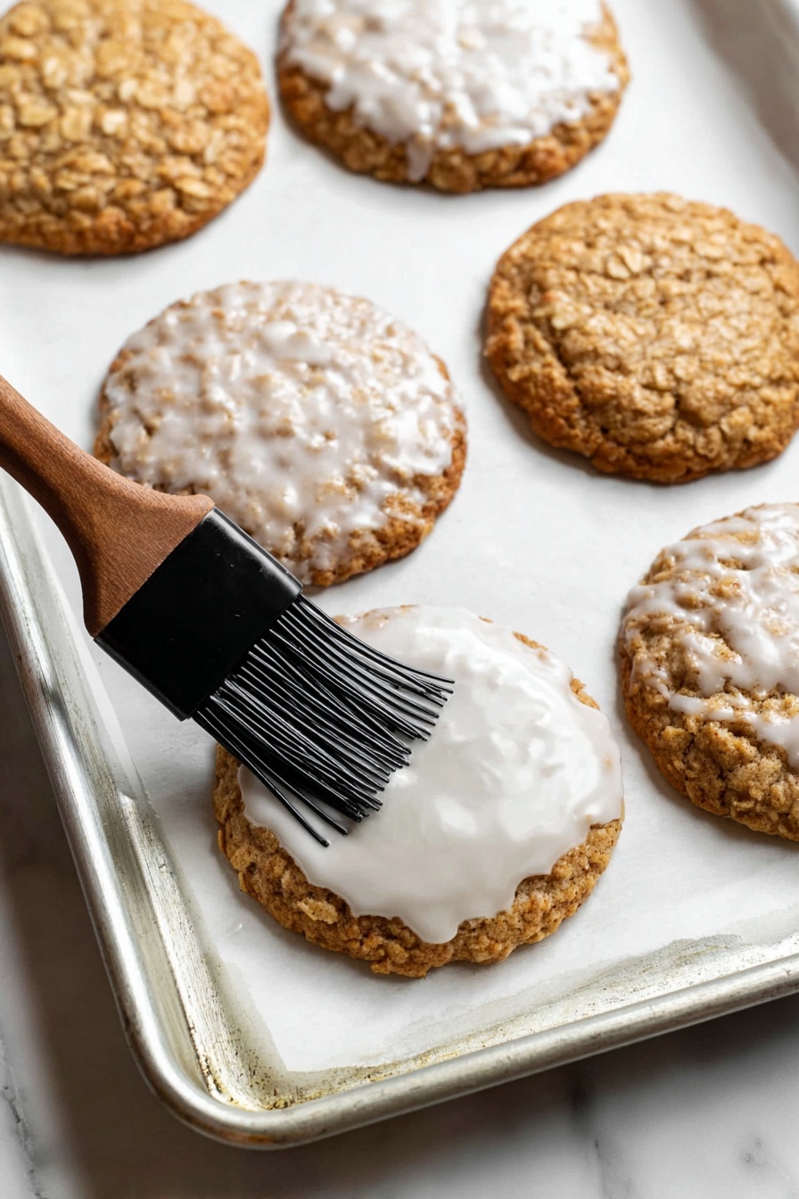 Gingerbread Oatmeal Cookies Recipe - Serving