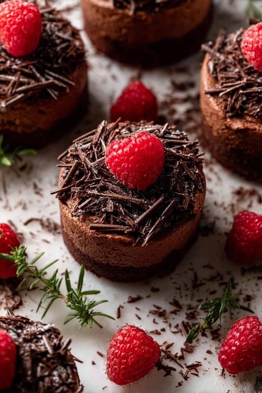 Delicious Mini Chocolate Cakes with Creamy Frosting Recipe - Recipe Step