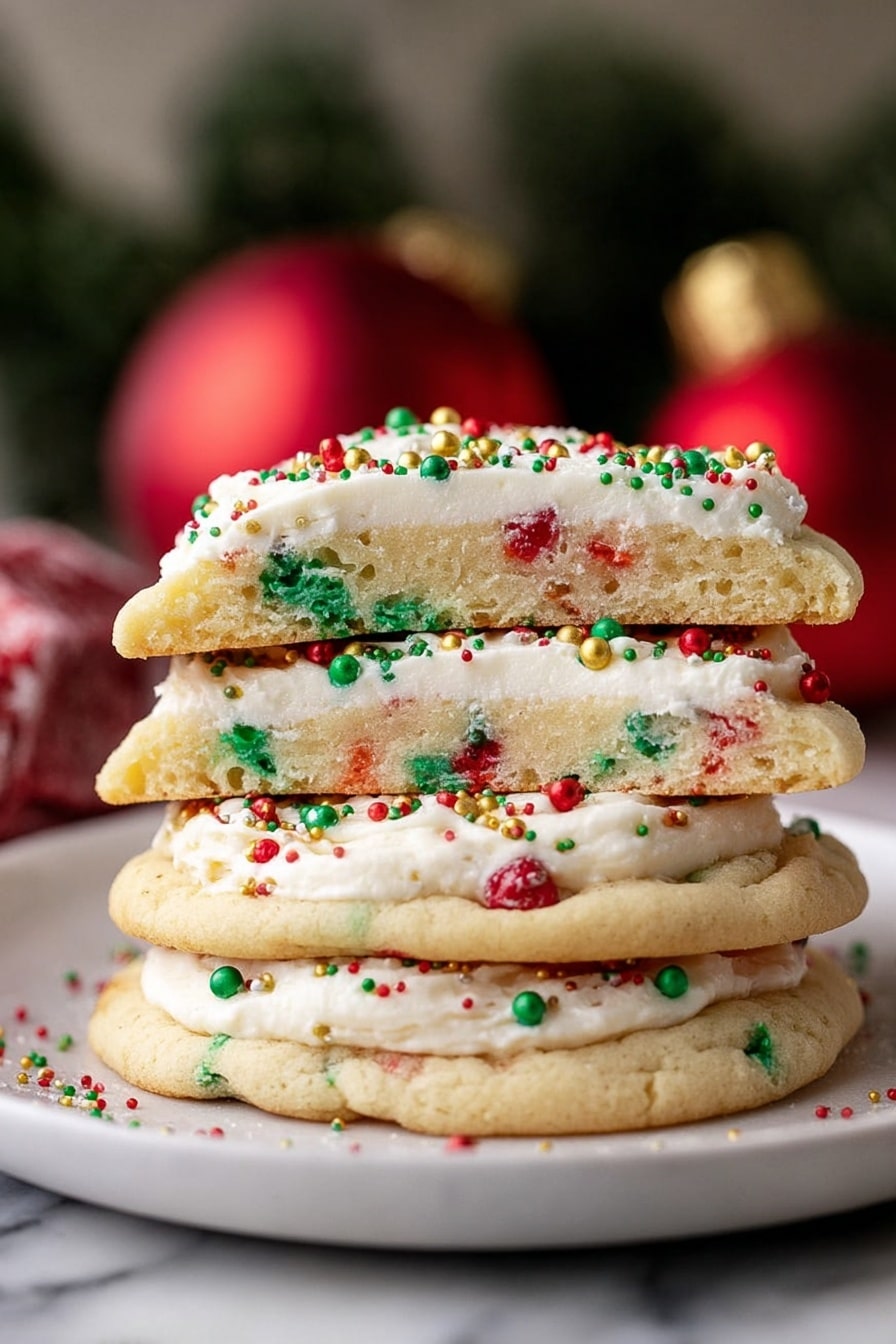 Festive Christmas Sugar Cookies with Frosting Recipe - Recipe Step