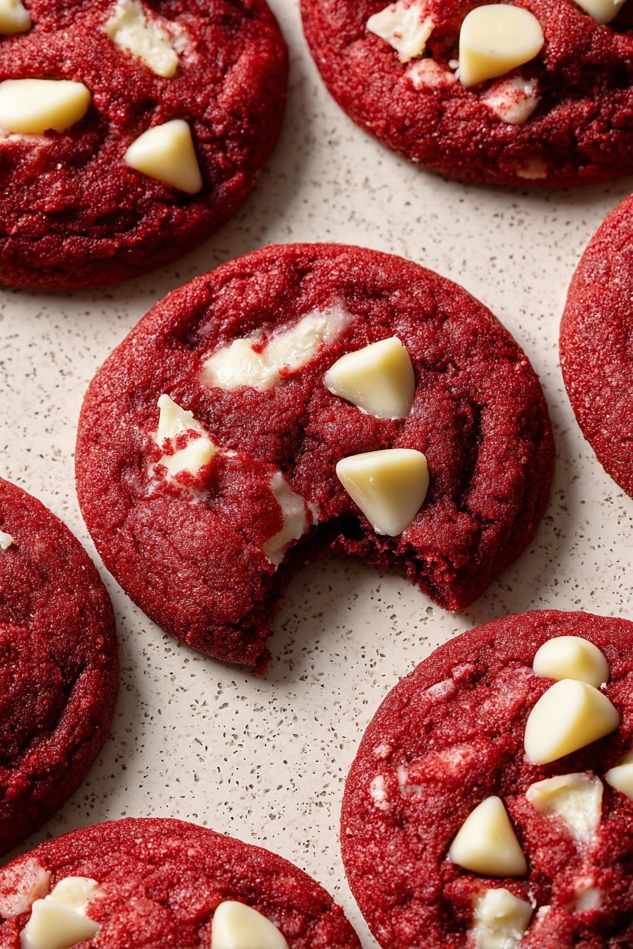 Red Velvet White Chocolate Cookies Recipe - Recipe Step