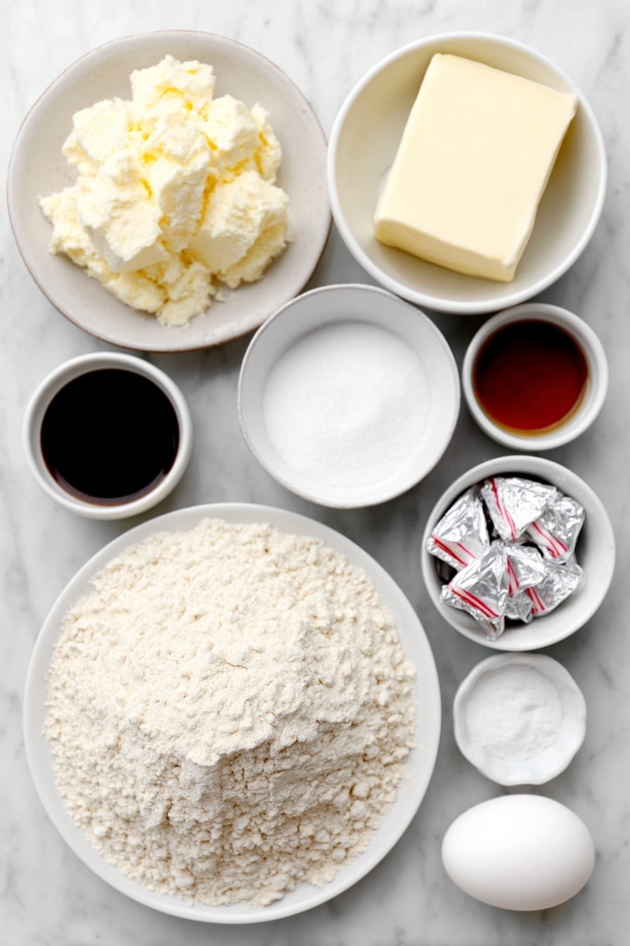 Peppermint Kiss Cookies Recipe - Ingredients